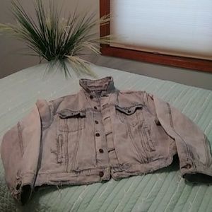 RARE#AWESOME Free People denim jacket